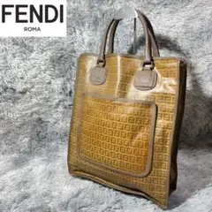 [大人気]　フェンディ　FENDI　ハンドバッグ　総柄　FF柄　ズッカ柄