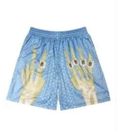 Skeleton Print Mesh Short pants swagのサムネイル