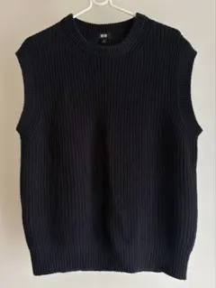 UNIQLO/ユニクロ　ニットベスト (ネイビー)