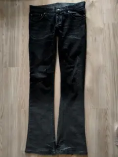 tornado mart coated flare denim archive