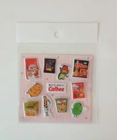 Calbee カルビー ぷっくりシール ステッカー お菓子パッケージ
