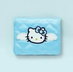【新品】二段半財布　韓国限定商品　ハローキティ　キルティング　匿名配送