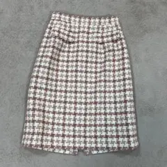 MISCH MASCH ミッシュマッシュ スカート M チェック 新品 ツイード