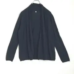 無印良品　カーディガン 紺　 L　ネイビー