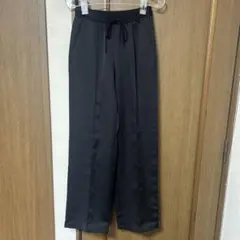 ZARA サテンワイドレッグパンツ