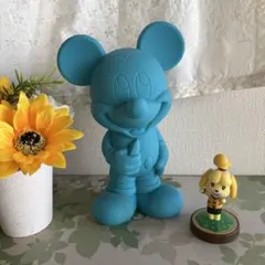 ミッキーマウス　ペンポーチ　未使用品ですが棚に飾って有りました。