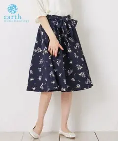 は*る様 earth music&ecology 花柄フレアスカート