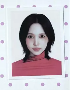 TWICE シーグリ2026 Red Whispers 証明写真 ミナ