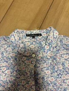 J.sloaneリバティ　ノースリーブ花柄シャツ