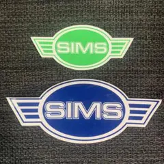sims ステッカー ステッカー SIMS WING LOGO STICKER XL シムス スノーボード