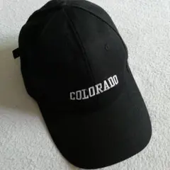 新品COLORADO刺繍 黒ベースボールキャップ