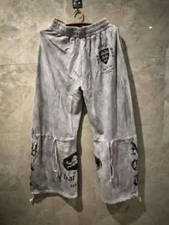 US 三軒茶屋 Fuck Logo Easy Pants - メルカリ