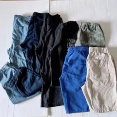 キッズ 男の子　春夏向き　ボトムス ハーフパンツ　まとめ売り サイズ150前後