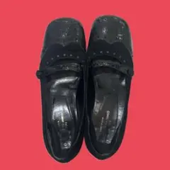 k*2様 希少　COMME des GARCONS パンプス 黒　y2k 平成のサムネイル