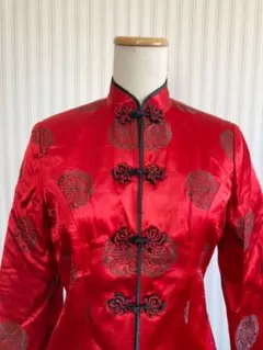 古着　ヴィンテージ チャイナシャツ　ユーズド レトロ　ビンテージ