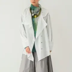 美品 芽風 26SS フード付きブラウス 変形デザインのサムネイル