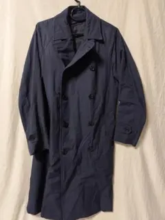 SHIPS DIAPLEX ダブルコート ステンカラーコート ネイビー メンズM