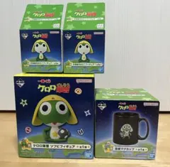 一番くじ ケロロ軍曹 A賞ケロロ ソフビフィギュア F賞 マグカップ セット