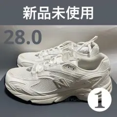 ①28.0ニューバランス メンズスニーカー ML725CH ホワイト ベージュ 