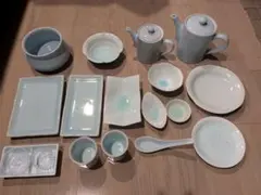 青白磁　食器セット