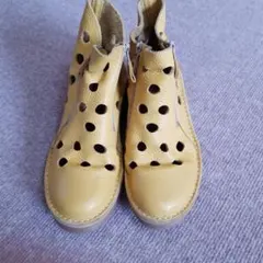 お値下げしました！春夏　美品　本革ショートブーツ23センチEEEE