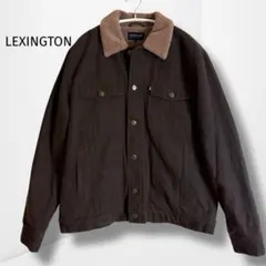 【レキシントン】裏ボア ジャケット アメリカンカジュアル ブラウン 防寒 XL