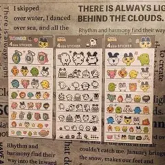 【たまごっち】4サイズステッカー 3枚セット カミオジャパン