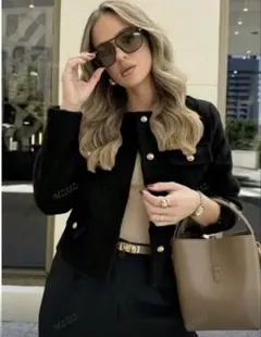 SHEIN ツイードジャケット