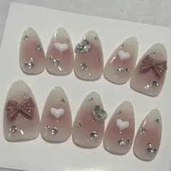 No.1現品(完成品)オーダー可♡ネイルチップ