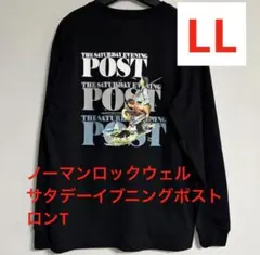 新品　THE SATURDAY EVENING POST ロンT ブラックのサムネイル