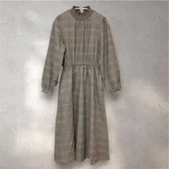 continuer de NICE CLAIR チェック柄ロングワンピース