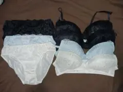 未使用 ノンワイヤーブラ＆ショーツ 4セット