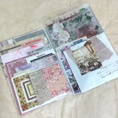 紙もの　ミニサイズ　コラージュ素材　おすそ分けセット《3》