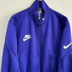 ナイキ NIKE ジャージ 銀タグ 90s 90年代 ブルゾン 青 ブルー M