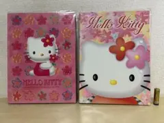 レトロ　ハローキティ　バインダー　2種　1998年　当時物　未開封