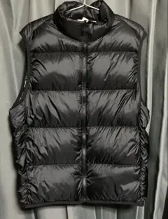 UNIQLO ULTRA LIGHT DOWN ブラック ダウンベスト Ｌ