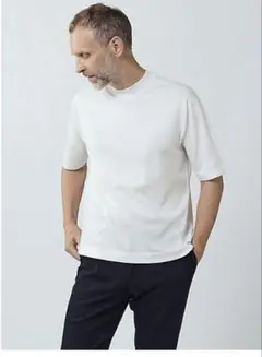 新品　Aquascutum TEC.3 モックネック ハーフスリーブ Tシャツ
