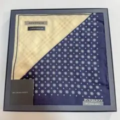【新品未使用】BURBERRY バーバリー ハンカチ 2枚セット ギフト