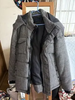 激安ARCADA フード付きコート XL グレー