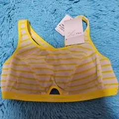 新品未使用CW-X スポーツブラ L イエロー/ホワイト