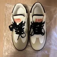 JaVa スニーカー ベージュ