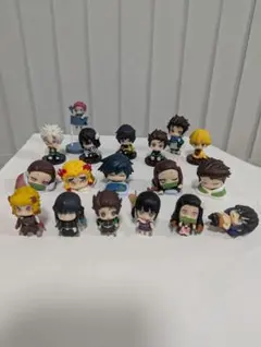 鬼滅の刃 フィギュアセット ガチャガチャ おねむたん 座らせ隊 並ばせ隊