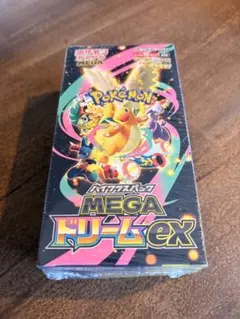 ポケモンカードゲーム MEGAドリームEX 10パック入りシュリンク付き
