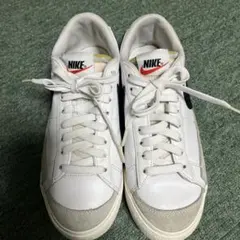 NIKE ローカットスニーカー ホワイト/ブラック24.0㎝