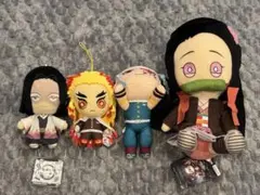 鬼滅の刃 マスコットぬいぐるみ 4点セット