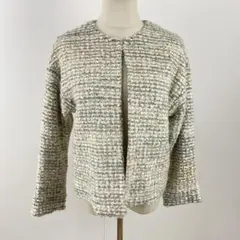 美品 So Close ディノス ツイードノーカラージャケット ラメ フォーマル
