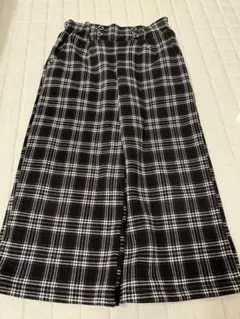 裏起毛で可愛いチェック柄パンツ