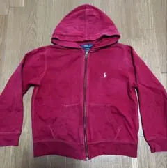 Polo by Ralph Lauren 赤 フード付きジップパーカー
