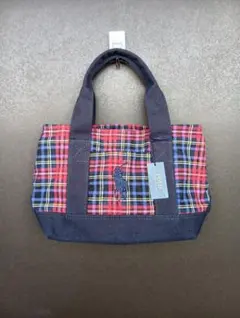 Polo Ralph Lauren トートバッグ ギンガムチェック 中古 - メルカリ