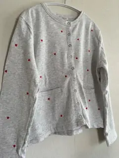フリークスストア　ハート刺繍　コットンカーディガン